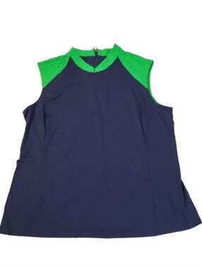 Kinona Tuesday Tee Time Sleeveless Golf Top Shirt Moisture Wicking UPF 50+ XL